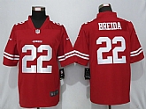 Nike San Francisco 49ers 22 Breida Red Vapor Untouchable Limited Jersey,baseball caps,new era cap wholesale,wholesale hats